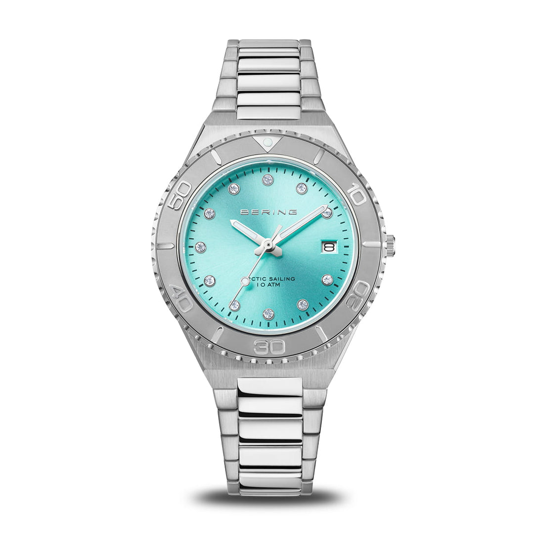 Bering |  Classic Collection 36mm Tiffany Blue Watch
