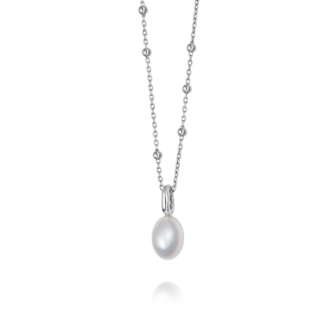 Daisy London |  Treasures Baroque Pearl Silver Pendant