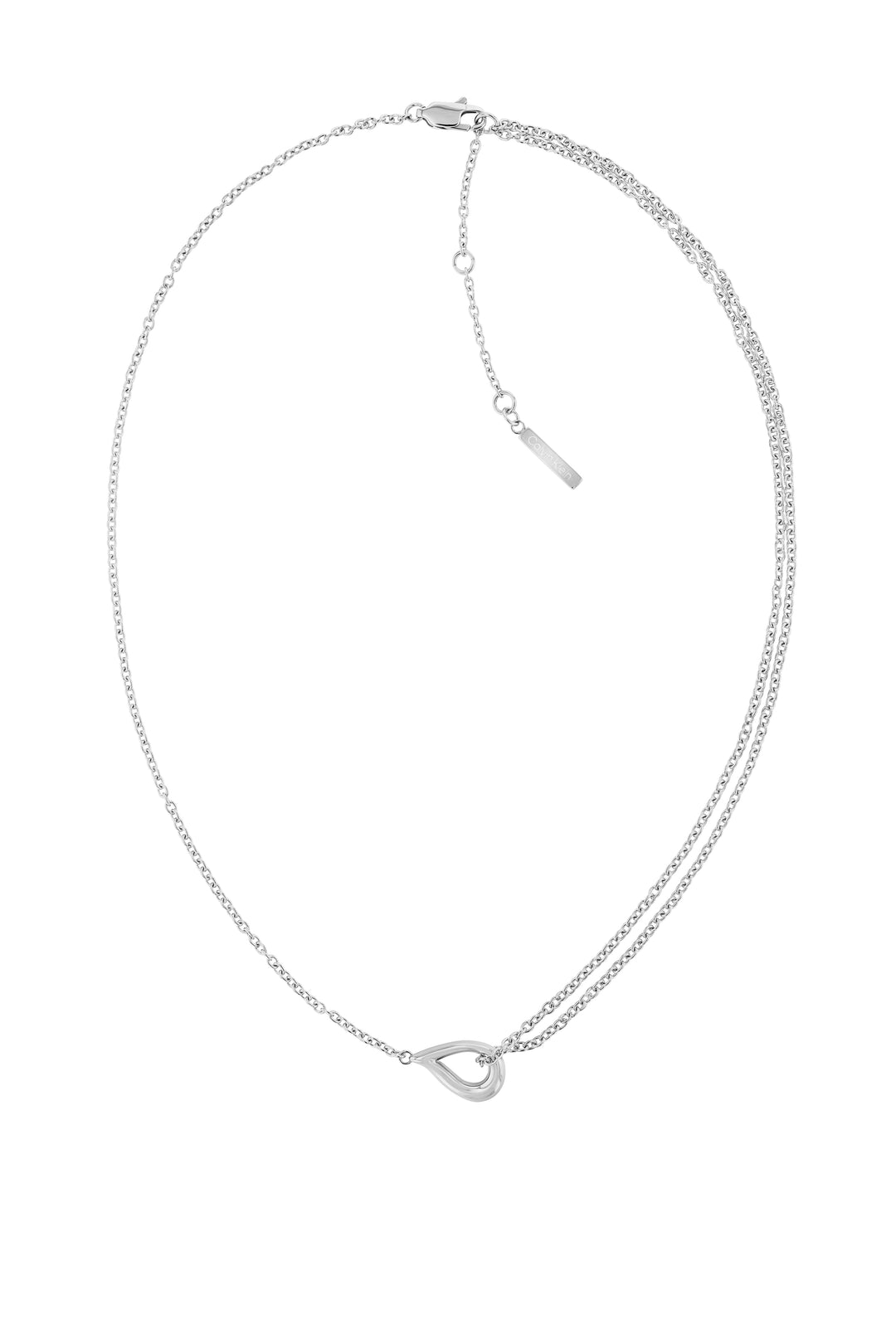 CK Sculptured Drops Chain Necklace