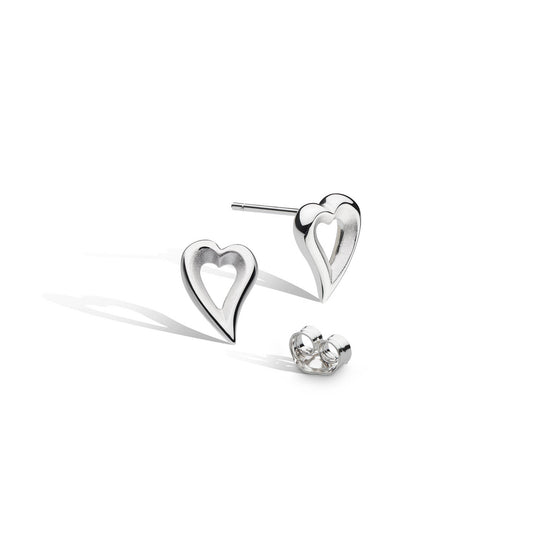 Kit Heath |  Love Story Heart Stud Earrings