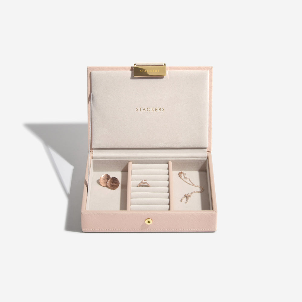Stackers |  Mini Jewellery Box Set of 2 - Blush & Gold