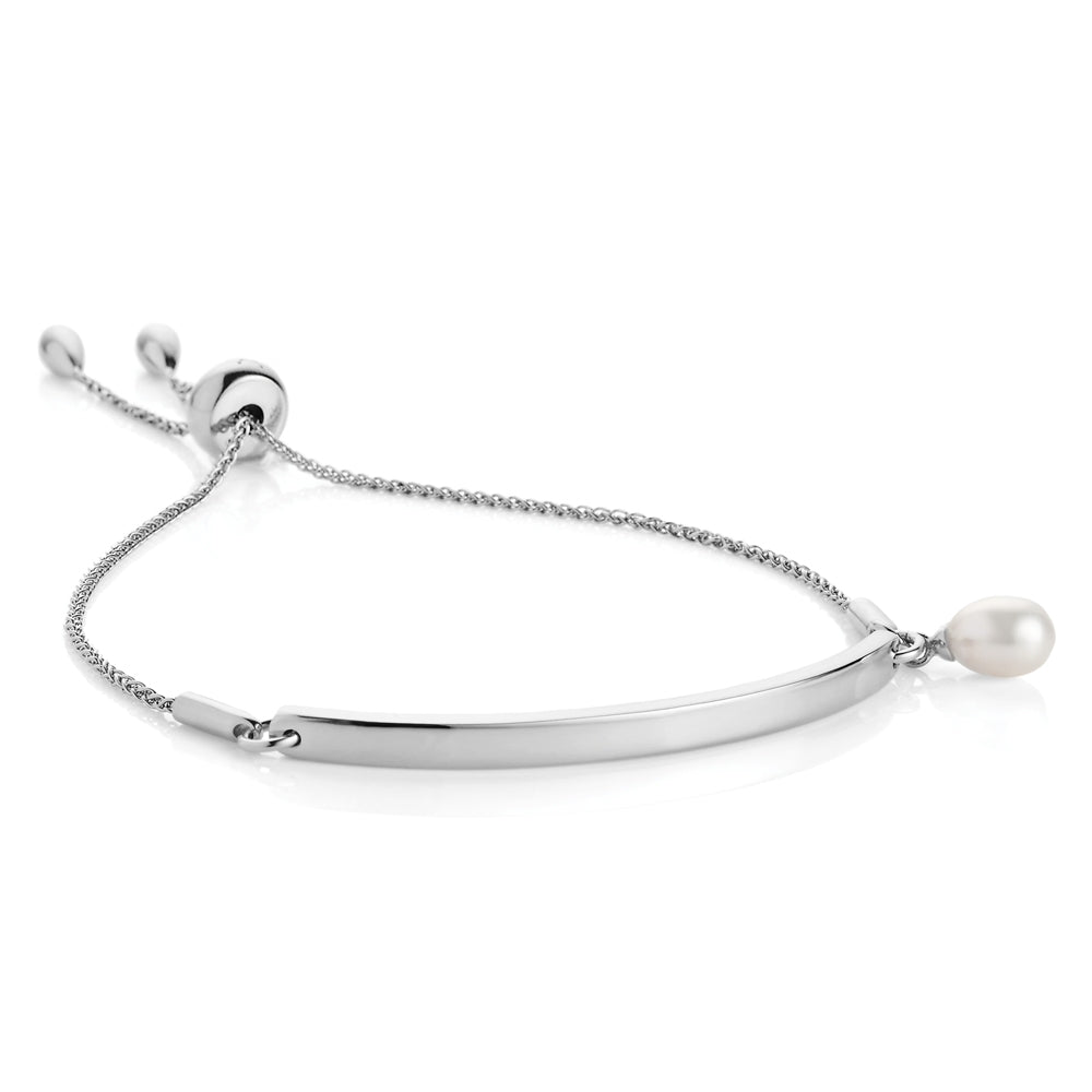 Jersey Pearl |  Viva Bracelet in Silver