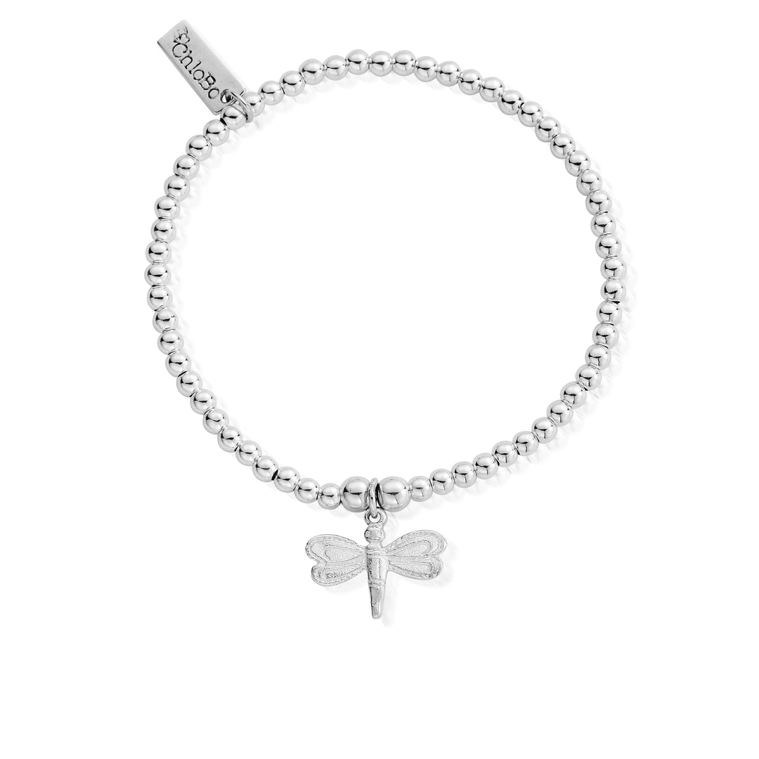 ChloBo |  Dragonfly Cute Charm Sterling Silver Bracelet