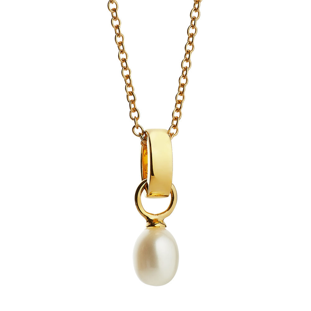 Jersey Pearl |  Viva yellow gold pendant