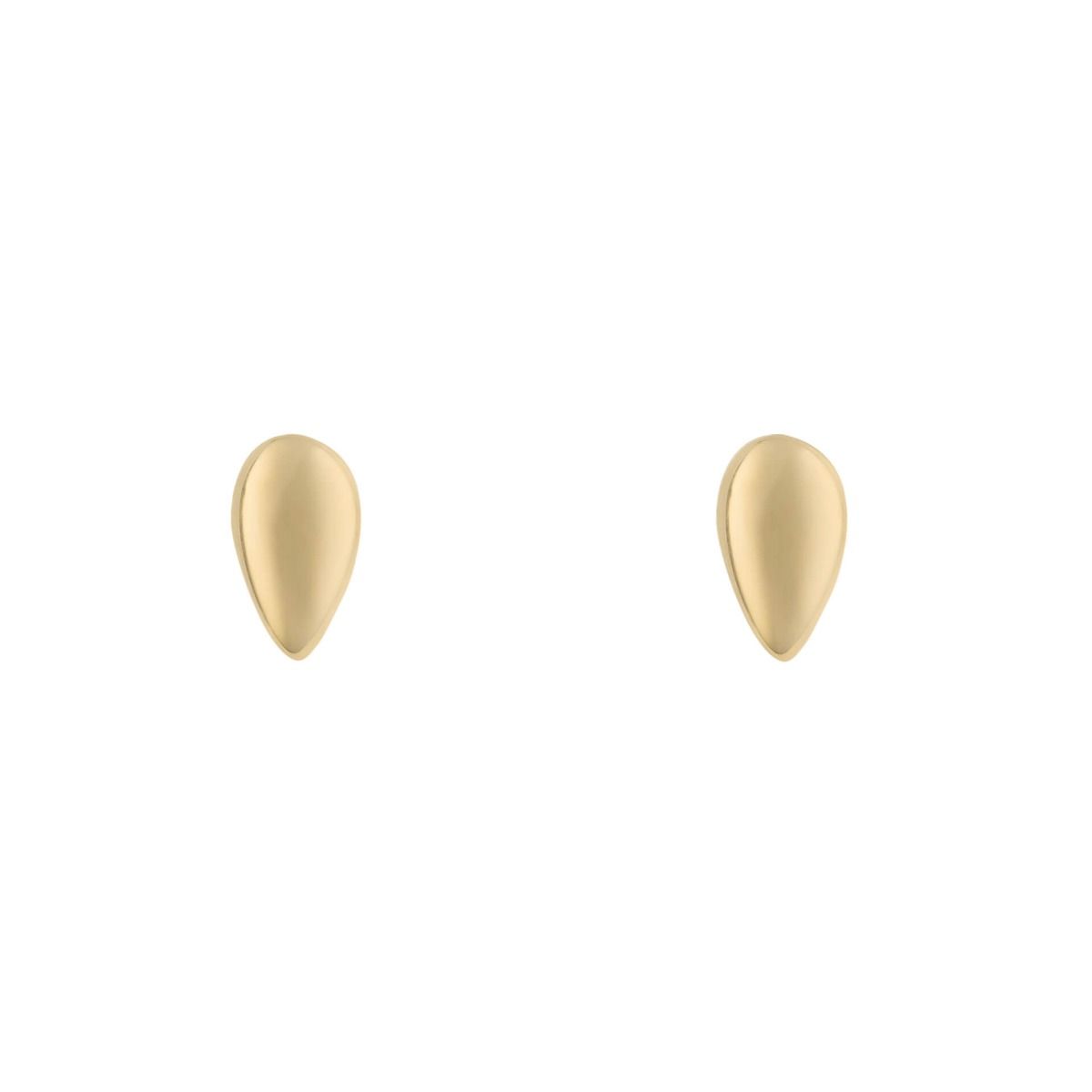 9ct Yellow Gold Teardrop Stud Earrings Penman Watch Jewellery