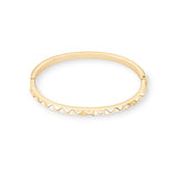 Coeur De Lion | Gold Plated Spike Bangle