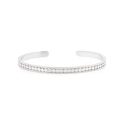 Anna Beck | Classic Dotted Stacking Cuff Silver