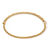 Coeur De Lion | Gold Plated Mesh Chain Necklace