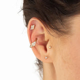 Scream Pretty |  Sparkling trinity Stud Earrings
