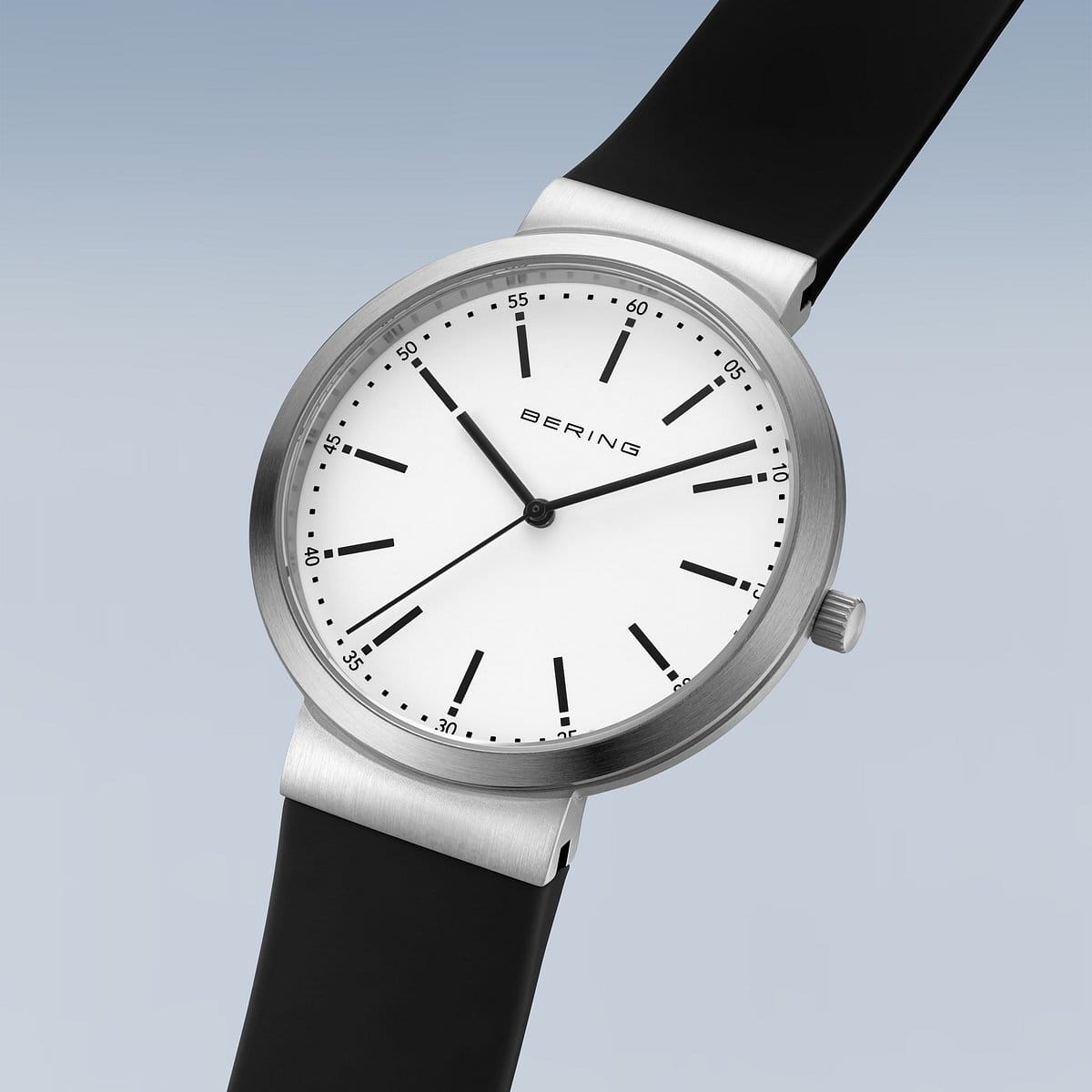 Bering | Stainless Steel & Silicon 40mm Watch