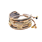 Mishky | Chevron Black Medium Bracelet