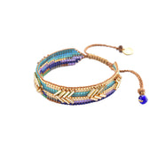 Mishky | Chevron Blue Small Bracelet