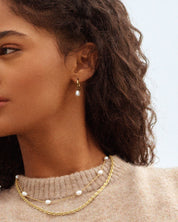 Edblad | Perla Hoops Gold Plate