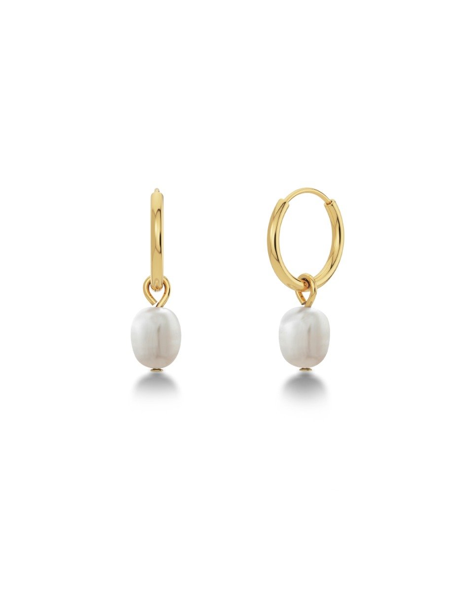 Edblad | Perla Hoops Gold Plate