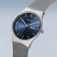 Classic Collection 38mm Brushed Stainless Steel Watch