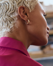 Edblad | Furo Creoles Gold Plate