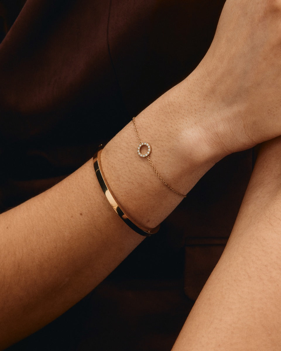 Edblad | Glow Bracelet Mini Gold Plate