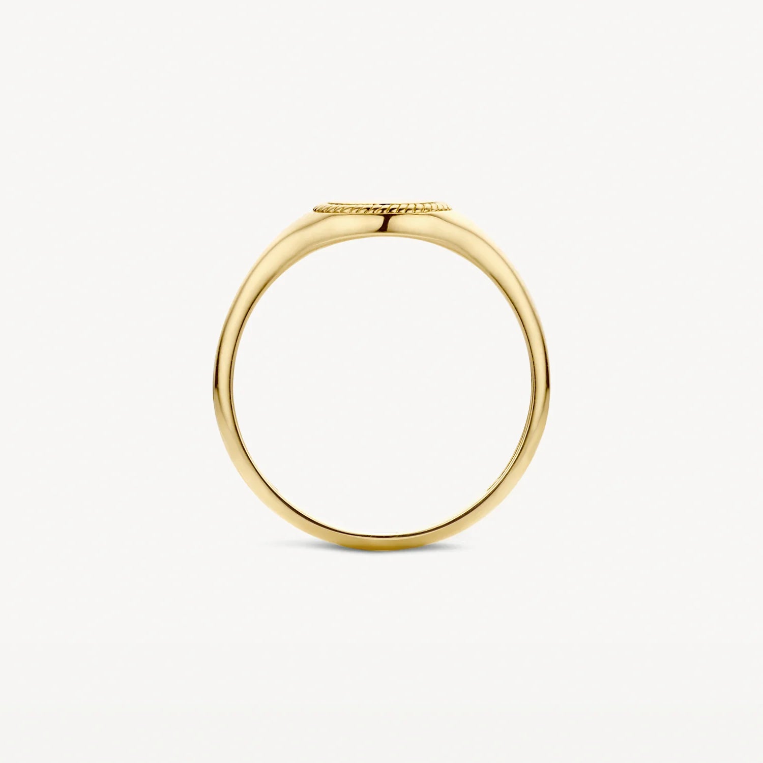 Blush Gold | 14K Yellow Gold Signet Ring