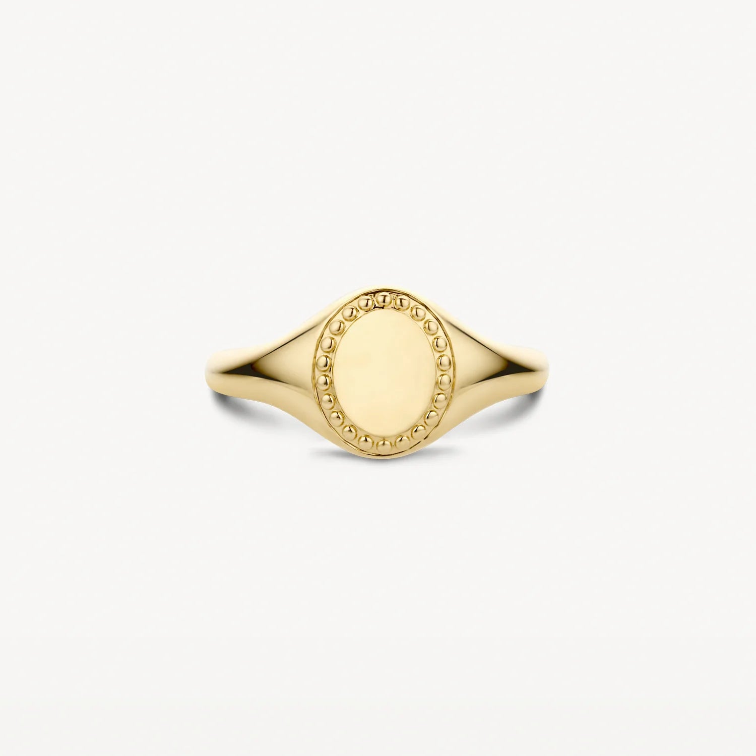 Blush Gold | 14K Yellow Gold Signet Ring