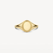 Blush Gold | 14K Yellow Gold Signet Ring