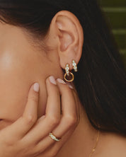Edblad | Nova Orbit Hoops - Gold Plate
