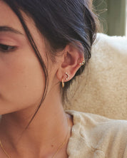 Edblad | Stardust Round Studs - Gold Plate