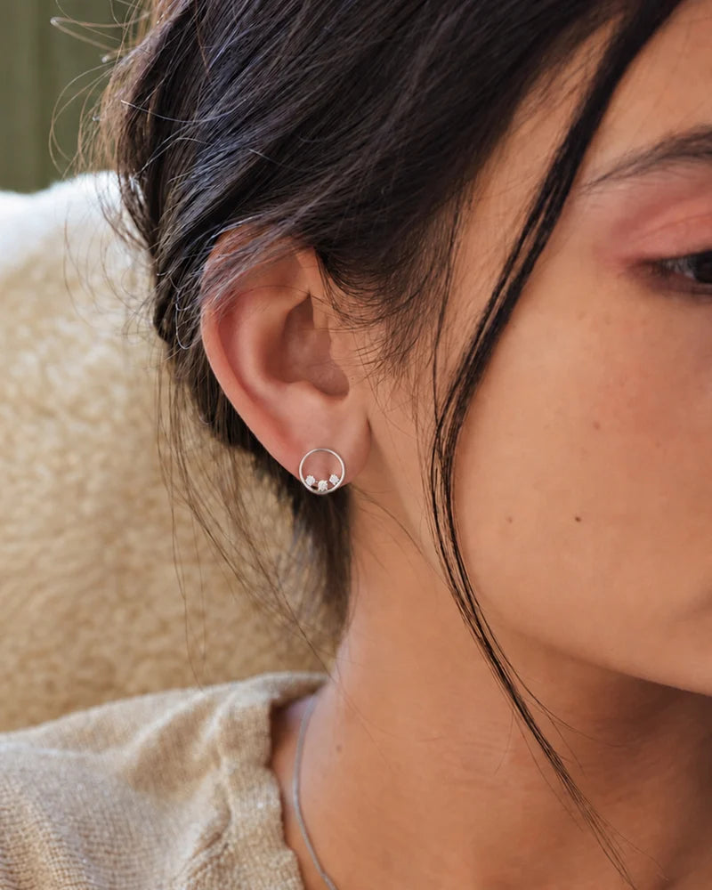 Edblad | Stardust Round Studs - Steel