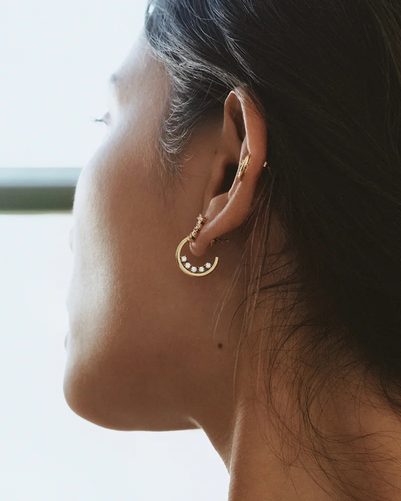 Edblad | Stardust Hoops - Gold Plate