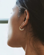 Edblad | Stardust Hoops - Gold Plate