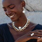 Edblad | Lilian Necklace Multi Gold Plate