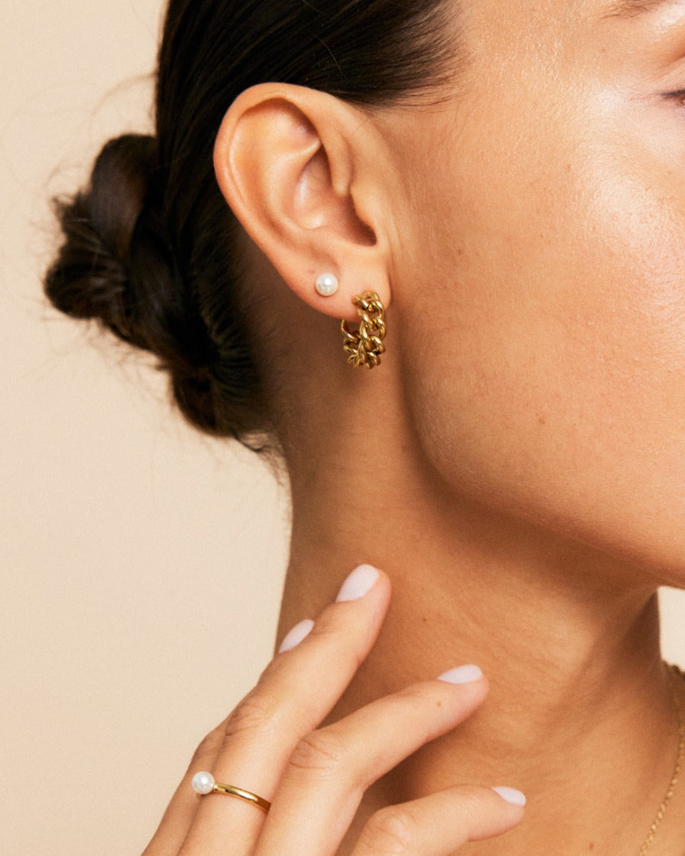 Edblad | Lilian Studs Gold Plate