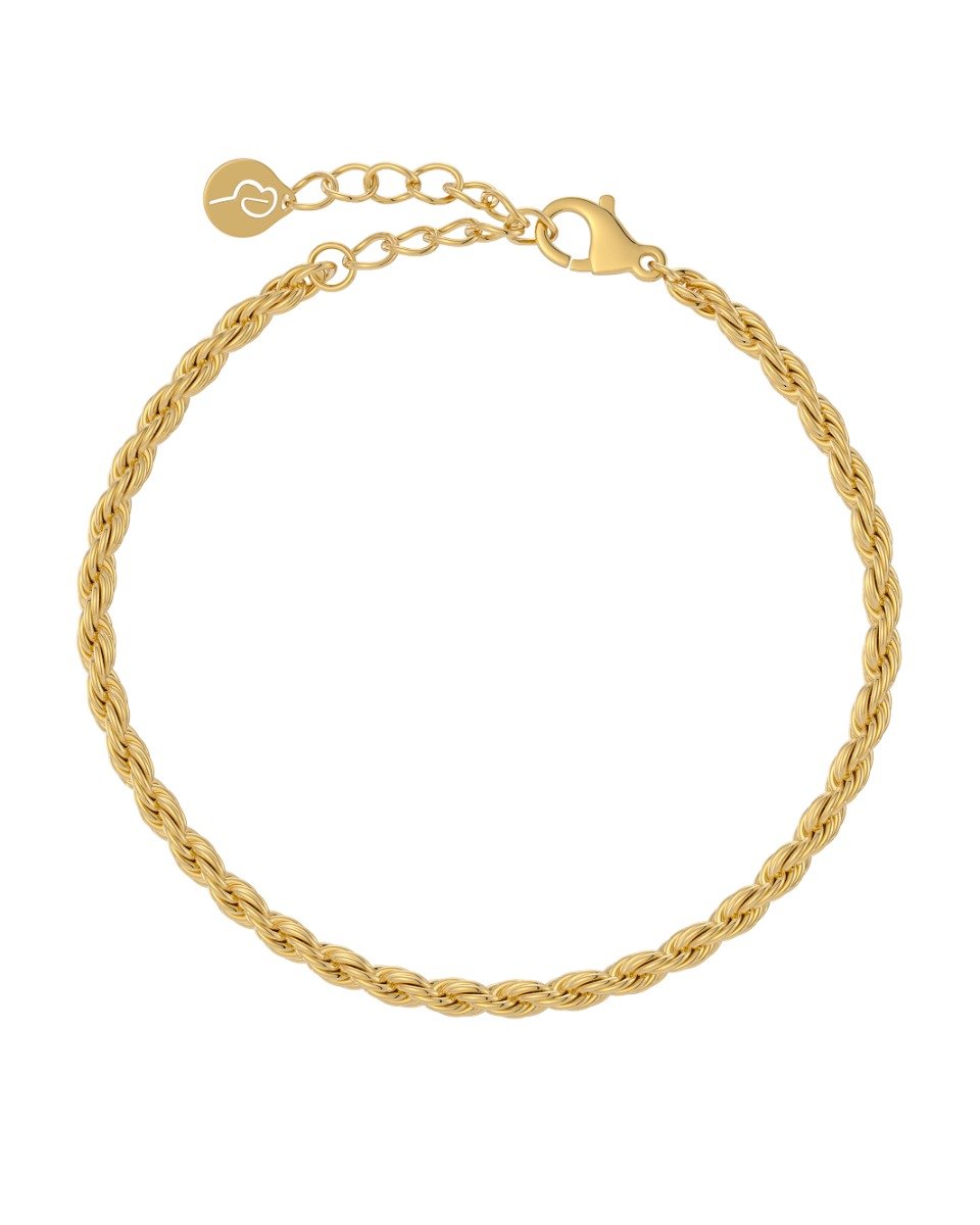 Edblad | Rope Chain Bracelet Gold Plate