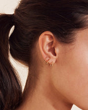 Edblad | Duo Pair Creoles Gold Plate