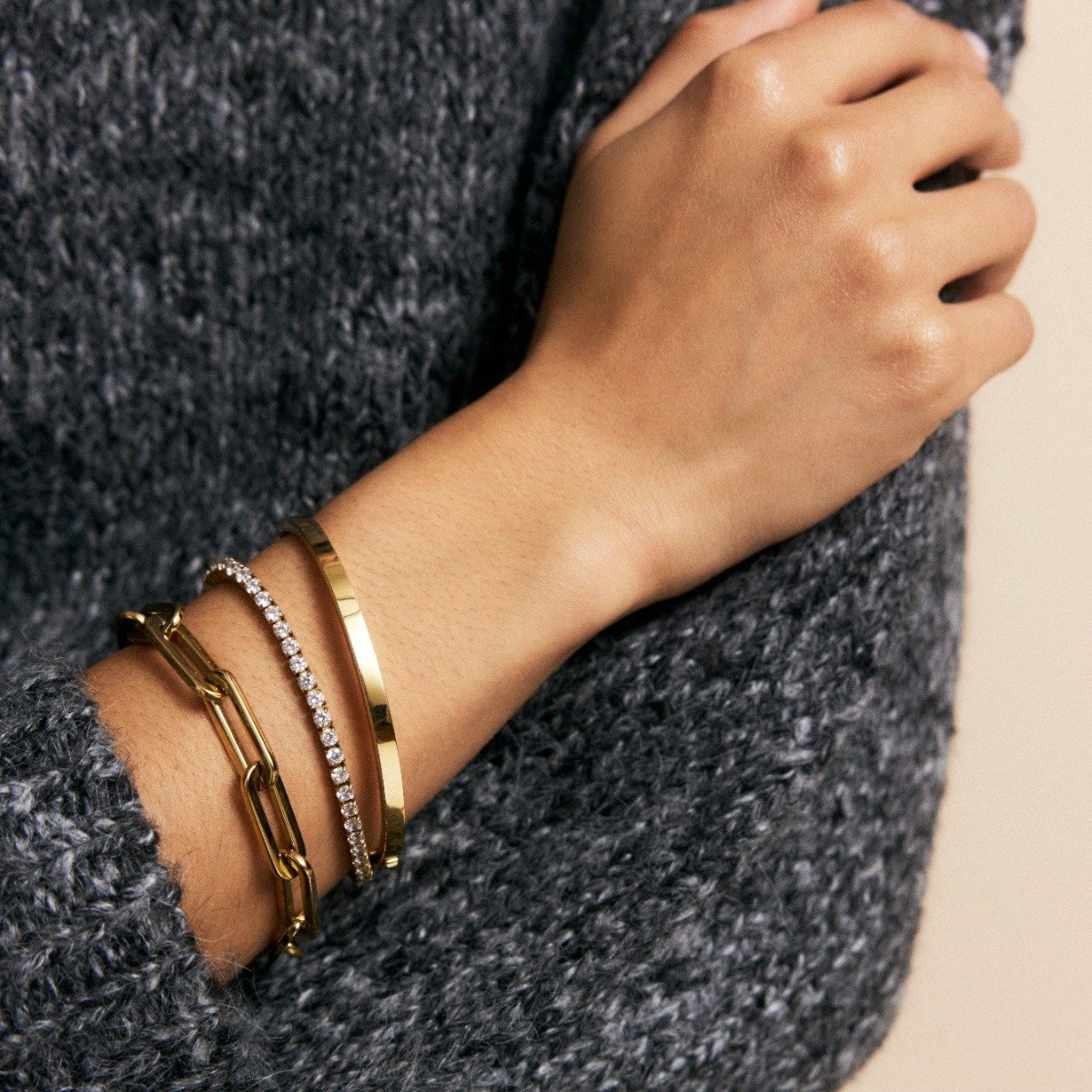 Edblad | Ivy Maxi Bracelet Gold Plate