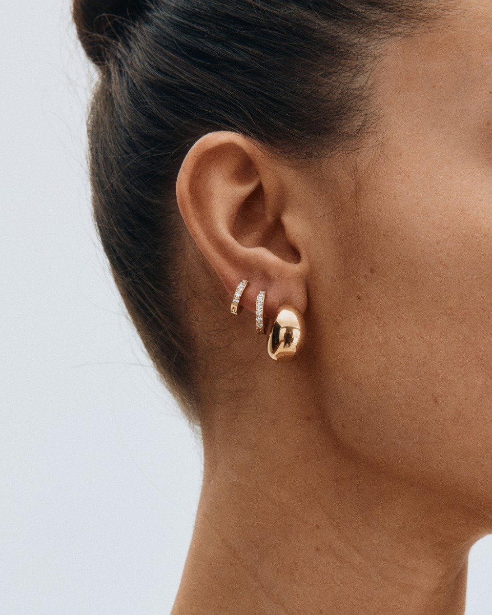 Edblad | Glow Hoops Gold Plate