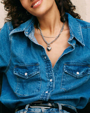 Edblad | Barley Necklace Maxi - Steel