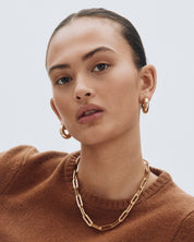 Edblad | Chunky Creoles Gold Plate