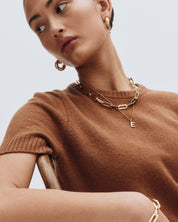 Edblad | Chunky Creoles Gold Plate