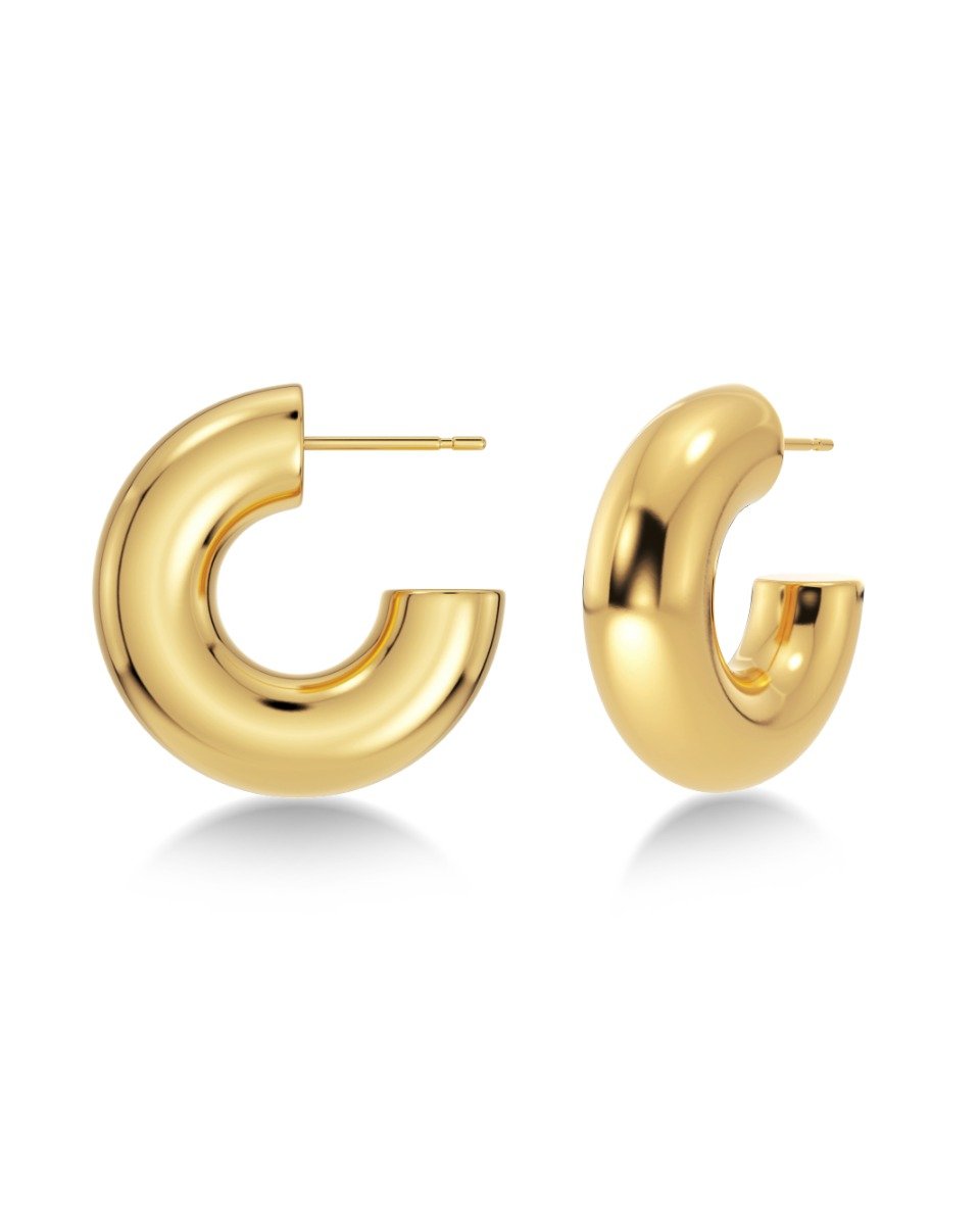 Edblad | Chunky Creoles Gold Plate