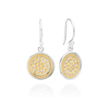 Anna Beck | Classic Circle Drop two tone Earrings