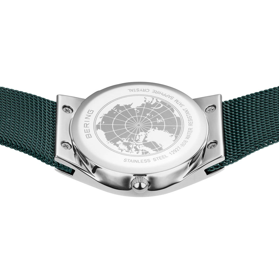 Bering | Classic Collection 27mm Milanese Green Mesh Watch
