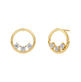 Edblad | Stardust Round Studs - Gold Plate