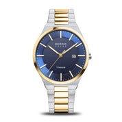Bering |  Two Tone Navy Titanium 45mm Solar Watch