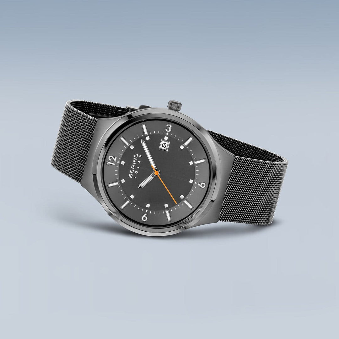 Bering | Dark Grey Solar Powered Watch