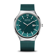 Bering | Emerald Green Solar Powered Watch