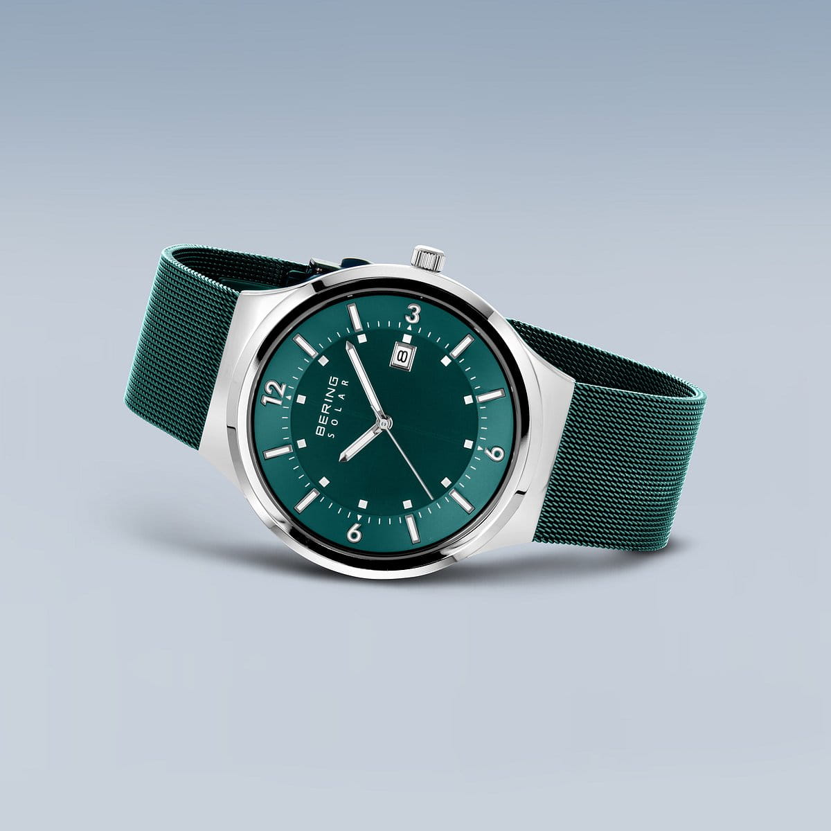 Bering | Emerald Green Solar Powered Watch