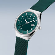 Bering | Emerald Green Solar Powered Watch