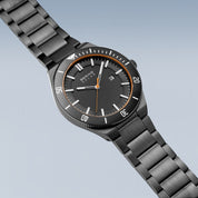 Bering | Brushed Grey Solar Powered Watch