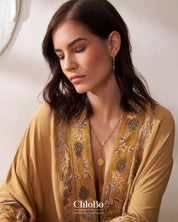 ChloBo | Gold Radiant Essence Chain Earrings