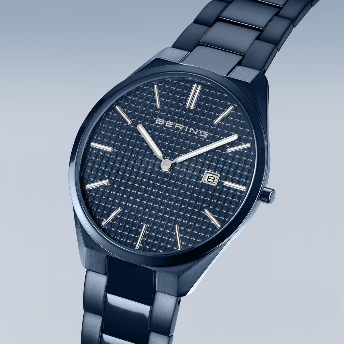 Bering | Navy Polished 47mm Watch